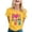 Yellow, variant on Trendfront Womens Retro 80s Graphic Tee I Love The 1980s Crewneck Short Sleeve T Shirt Neon Party Casual Summer Tops