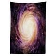thumbnail image 3 of Ambesonne Galaxy Tablecloth Rectangular Table Cover, Alluring Space Hole, 52"x70", Black Pink Beige, 3 of 4