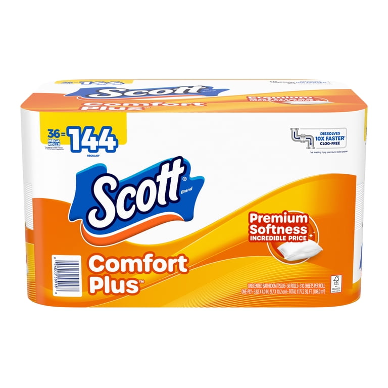 Scott ComfortPlus Toilet Paper, 36 Mega Rolls photo 8