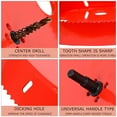 thumbnail image 4 of 5.7 Inch Bi-Metal Hole Saw HSS Hole Cutter Heavy Duty for Drilling Wood Plastic Plywood Ceiling Thin Metal(145mm), 4 of 7