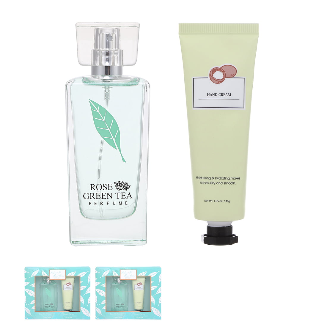 MINISO Rose Green Tea Perfume Gift Set(Perfume 50mL + Hand Cream 30g)
