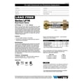 thumbnail image 2 of 0960067 3/4x3/4 Lf7 U2-2 Dual Check Backflow Preventer (0792069), 2 of 2
