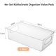 thumbnail image 2 of 2024 Organizador de refrigerador de cocina, juego de almacenamiento transparente, contenedor de almacenamiento para refrigerador, caja de almacenamiento para refrigerador, cocina,, 2 of 5
