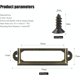 thumbnail image 5 of 50 pcs metal label holders for furniture drawers Cabinet cards, 5 of 5