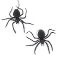 thumbnail image 1 of 2pcs Halloween Spooky Simulated Spiders Fake Insects Party Decoration Prank Prop For Haunted House Ktv Random Color In Eyes, 1 of 2