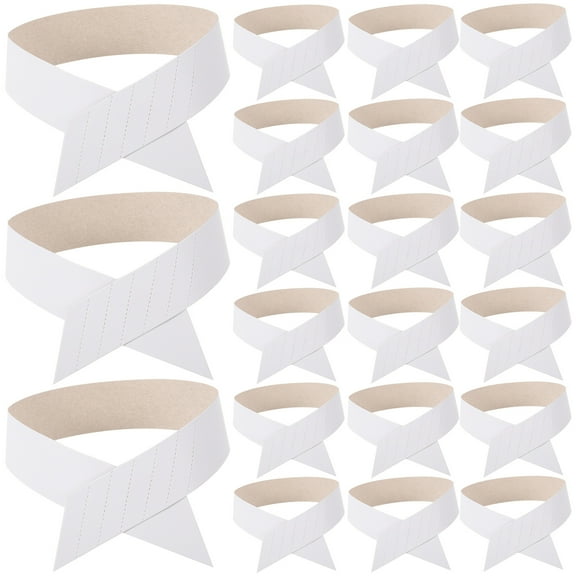 Supvox White Paper Shirt Collar Stays Support, 100 Pieces Effective Collar Inserts for Dress Shirts