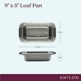 thumbnail image 2 of Anolon Advanced Bakeware Nonstick Loaf Pan, 9-Inch x 5-Inch, Gray, 2 of 6