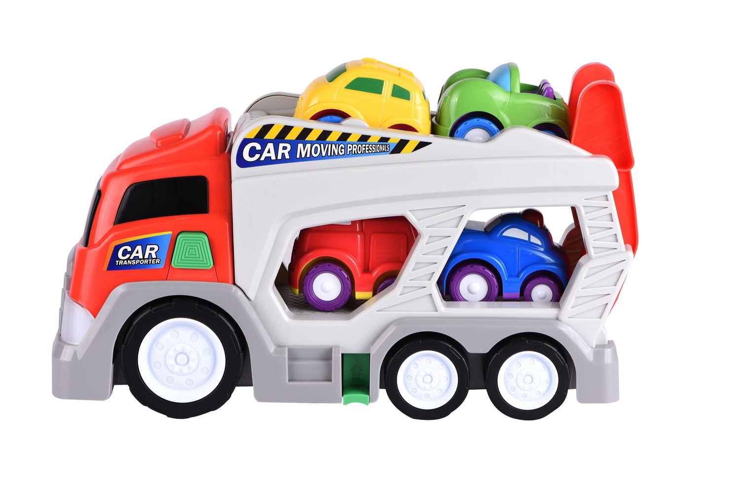 Kid Connection Car Transporter Toy, 5 Pieces,light and sound - Walmart.ca