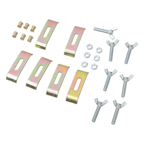 6 Pack Undermount Sink Brackets Easy Installs Sink clip Corrosions Sinks Stable for Kitchen & Bathro