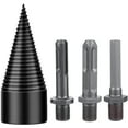 thumbnail image 1 of OULII 1 Set Woodworking Drilling Bit Black Steel Firewood Splitting Tools for Handymen, 1 of 6