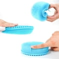 thumbnail image 4 of Lufa corporal de silicona – Juego de 3 cepillos exfoliantes suaves para baño y ducha, cepillo de lufa para niños sensibles, mujeres, hombres, todo tipo de piel, 4 of 5