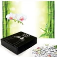 thumbnail image 3 of Ambesonne Spa Themed Jigsaw Puzzle, Calm Orchids Branches, Heirloom-Quality Fun Activity for Family Durable Cardboard, 1000 pcs, White Green, 3 of 6