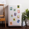 thumbnail image 3 of TuseyRxln 10 Pcs Magnetic Photo Frame Fridge Magnet Photo Fridge Magnetic Photo Holder for Metal Surfaces 8.8 x6.5 x 0.6cm,10 Different Colors, 3 of 5