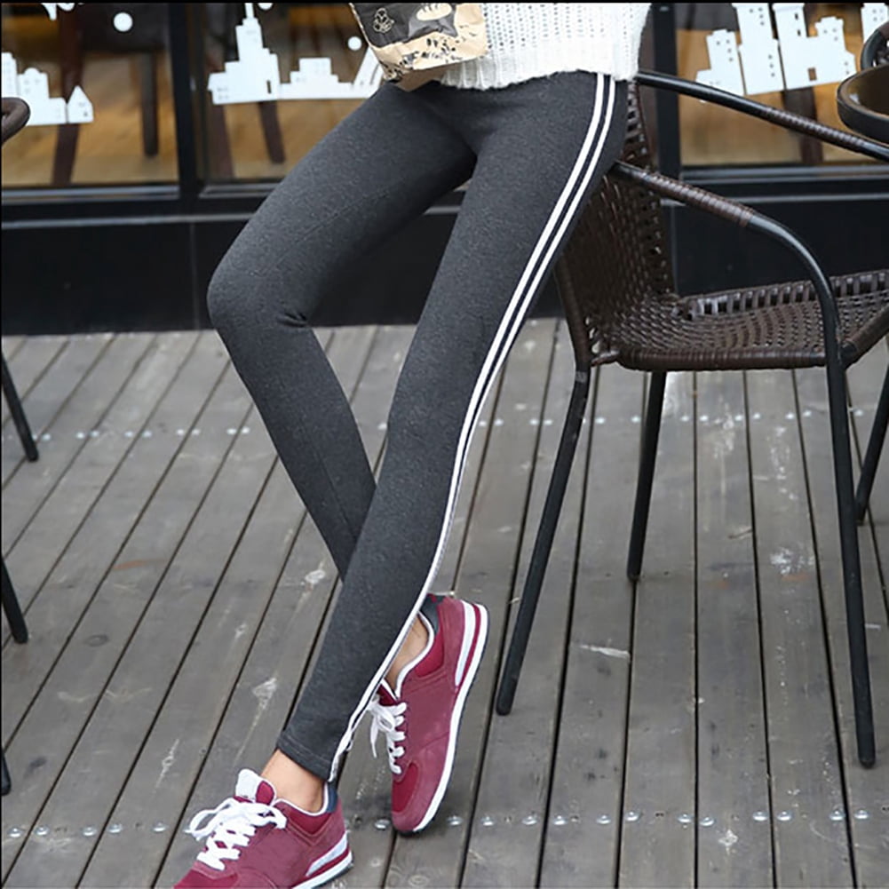 Akoyovwerve Women Stretch White Striped 