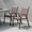 Brown, variant on Topcobee Set of 2 Stackable Patio Dining Chairs with Armrest, Front Porch Chairs, Pool Deck Furniture for Backyard, Lawn, Garden-Brown