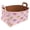 Multicolor 4, variant on Marble Black Storage Basket Collapsible Storage Bin, PU Foldable Basket Convenient Box Storage Organizer with Handles for Shelves Office Bedroom Closet Nursery Toys Laundry