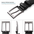 thumbnail image 3 of SENDEFN Men's Leather Belt with Metal Buckle,Classic Work Business Dress Belt in Gift Box, 3 of 6