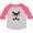Heather and Hot Pink, variant on Inktastic Cute Flannel Reindeer with Christmas Bulbs and Snowflakes Boys or Girls Toddler T-Shirt