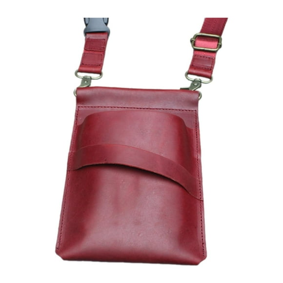 Capacalización de brote de tijera para tijeras para el tiburón de bosque para la bolsa del soporte de la barra de la cintura de la cintura del peluche Rojo