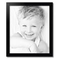 thumbnail image 2 of ArtToFrames 21" x 25" Satin Black Step Lip Picture Frame, 21x25 inch Black Wood Poster Frame (WOM-1452), 2 of 7