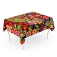 thumbnail image 1 of NUDECOR Hippy Hippie Colorful Flower Pattern Power Paisley 1970S Sixties Tablecloth Table Desk Cover Home Party Decor 60x104 inch, 1 of 1