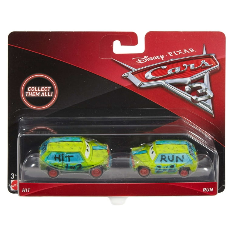 Hit and run cars 3 diecast deals