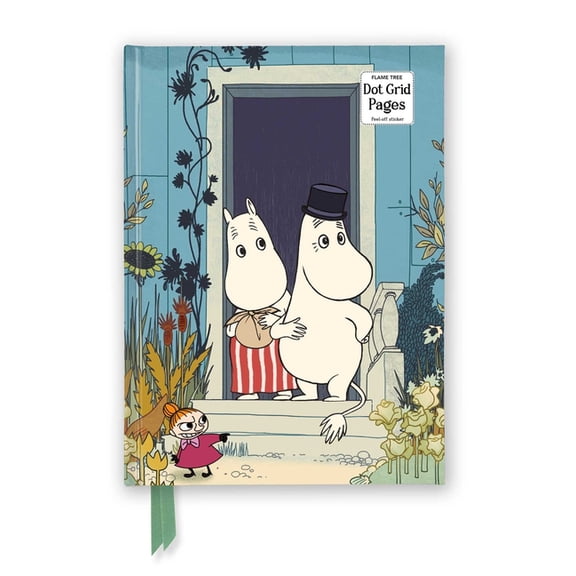 Flame Tree Dot Grid Notebooks Moomins on the Riviera (Foiled Dot Grid Journal), (Hardcover)