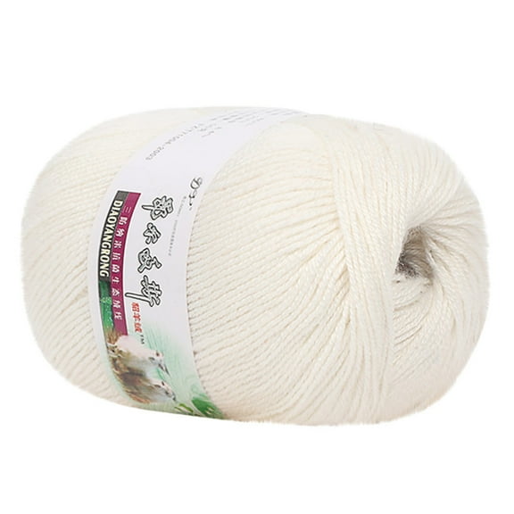 Bizhua Diy Knitting Diycashmere Line Hand-Knitted in Baby Wool Scarf Line Fine Wool, 1X Ball of Yarn