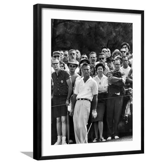 Art.com Arnold Palmer After Winning the Masters Tournament Premium Photographic Print by George Silk, Black Frame Wall Art, 23" x 29"