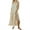 Apricot, variant on Chouyatou Women's Laced Embroidered Tulle Bib Dress Casual Loose Adjustable Straps Maxi Dress(Pink,M)