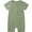 Army green, variant on WIBACKER 3M-3T Baby Boys Ribbed Bamboo Short Pajamas, Zipper One-Piece Short Sleeve Sleepers - 1PCS Green