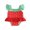 Red, variant on Toddler Baby Girl Swimsuit 3 6 12 18 24 Months 2T 3T Cute Watermelon Print Sleeveless Square Neck Ruffle Bathing Suit Summer Baby Swimwear