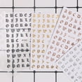 thumbnail image 3 of FloreceBien - Calcomanía para uñas con letras 3D, calcomanía para uñas, calcomanías para uñas con caracteres del alfabeto inglés antiguo, decoración de uñas DIY, 3 of 5