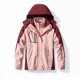 thumbnail image 3 of Parka impermeable para exteriores para hombres y mujeres, conjuntos de dos piezas, conjunto de abrigo de invierno cálido 3 en 1 para acampar y hacer senderismo, chaquetas a prueba de viento, 3 of 5
