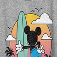 thumbnail image 3 of Disney - Mickey & Friends - Mickey Surfing After Sunset - Women's Short Sleeve Graphic T-Shirt, 3 of 5
