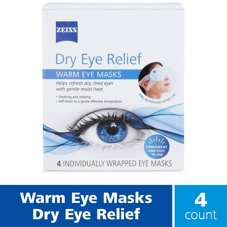 Quanis Melting Essence Eye Mask 3枚入り4セット 4 pack) ZEISS Dry Eye Relief Warm Compress Heated Eye Masks, 4