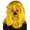 Yellow, variant on HPO Long Hairy Yeti Costume Mask | Adult Unisex Mountain Big Foot Costume | Yellow Halloween Cosplay