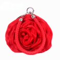 thumbnail image 2 of Bolso de noche vintage con flores para mujer, bolso de mano con cadena de flores rosas, bolso de mano para novia, boda, fiesta, cena, pequeño bolso, 2 of 5