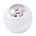 thumbnail image 2 of Bewildely Humidificador ABS, minidifusor de aromaterapia bonito para dormitorio, luces coloridas, modo de luz nocturna cálida Humidificadores Blanco, 2 of 6