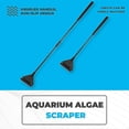 thumbnail image 5 of Aquarium Algae Scraper Fish Tank Cleaner Maintenance Glass Cleaner Scraper with Extension Rod and 10, 5 of 5