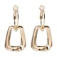 thumbnail image 1 of Pendientes colgantes cuadrados huecos retro, pendientes cuadrados geométricos, pendientes huji cuadrados, colgante trapezoidal geométrico dorado, 1 of 5