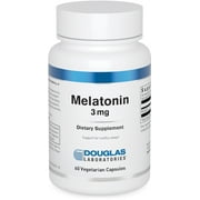 Douglas Laboratories Melatonin 3 mg | Supports Sleep/Wake Cycles | 60 Capsules