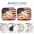 thumbnail image 6 of Gukieu Baseball Ball With Flag Print Car Windshield Sun Visor, Foldable Anti-UV Car Sun Visor Suitable for Vans, Trucks Car Accessories-Large, 6 of 6