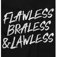 thumbnail image 2 of Flawless Braless Lawless Attitude Women Plus Size Crewneck Sweatshirt Brisco Brands 2X, 2 of 5