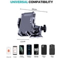 thumbnail image 2 of Phone Holder for Car, Universal Car Phone Holder Mount for Dashboard Air Vent Windshield, 2 of 6