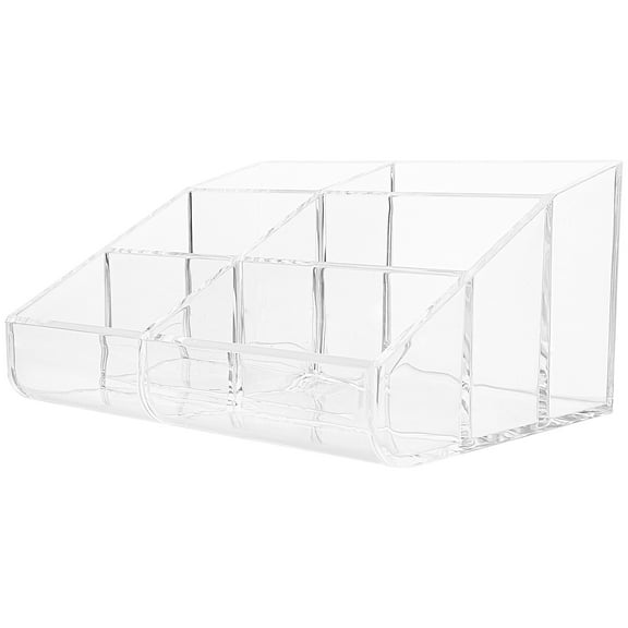 6 -Compartment Perfume Cosmetic Storage Box Skincare Organizer Dressing Room