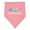 Mauve and Natural, variant on Water Skiing Eat Sleep Water Ski Baby Bandana Bib