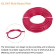 thumbnail image 4 of UL1007 18AWG Gauge Stranded Hook-Up Wires, Electrical Wire Tinned Copper Wire 30m/100ft Red, 4 of 6