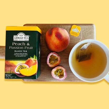 富永貿易 AHMAD TEA アーマッドティー ピーチパッション 2gティーバッグ × 20袋　