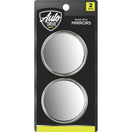 Auto Drive 2 Piece Round Adjustable Blind Spot Mirrors, Vehicle Type Universal, .13 lb